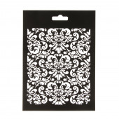 Трафарет пластик "Винтажные обои" 19,5х14 см