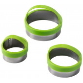 Набор форм для вырезания печенья 3 шт "Круг" 7х4,5 см, цвет МИКС