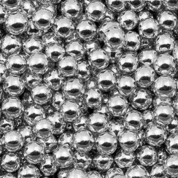 Шоколадные шарики серебро 10мм, 50г
