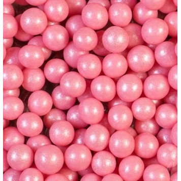 Шоколадные шарики розовые 5мм, 50г
