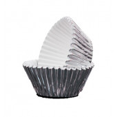 Капсулы бумажные Серебро металлик 50*35 мм