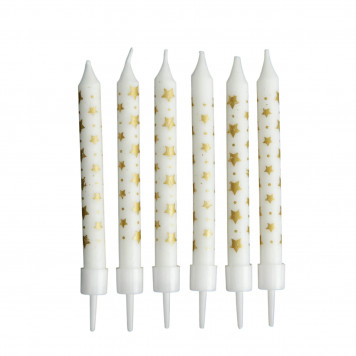 Свечи в торт "Birthday Candle",6 шт,  9 х 15 см