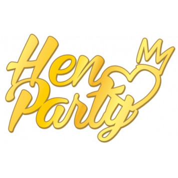 Топпер Hen party, красный