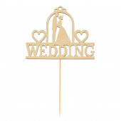 Топпер деревянный Wedding