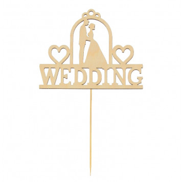 Топпер деревянный Wedding
