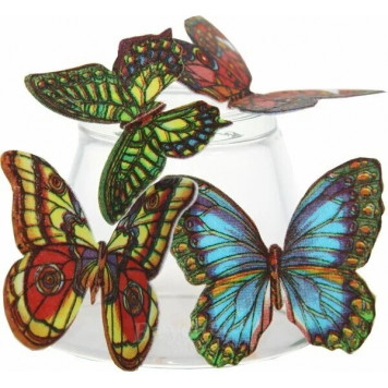 Бабочки вафельные двухсторонние, 16-18шт