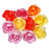 Розы вафельные малые микс, 10шт