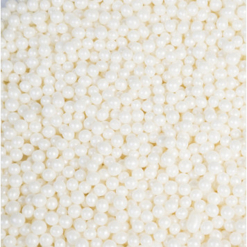 Посыпки рисовые Серебро 2-5мм, 100гр