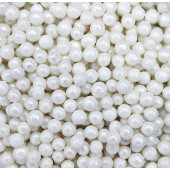 Посыпки рисовые серебро 6-8мм, 100гр