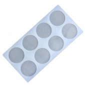 Коврик для айсинга прозрачный, 8 ячеек, 23,5х12х0,3 см "Круг"