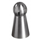 Насадка кондитерская "Сфера.Прорези с каплей и звездой" d=3 см, вых. 2,3 см