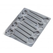 Форма для шоколада 8 ячеек "Развлечения" 24х18,5х1 см