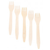 Вилки 16см 20шт дерево