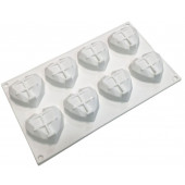 Форма Граненое сердце 8 ячеек