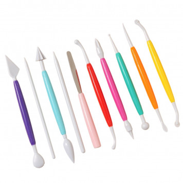 Набор для моделирования кондитерских украшений Доляна, 10 шт., МИКС