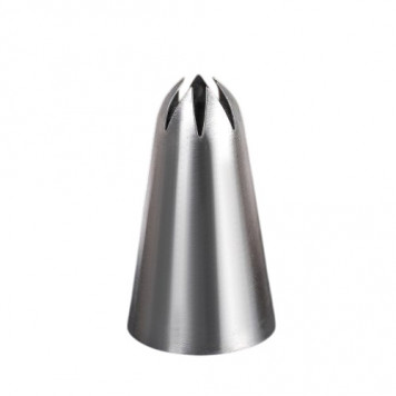 Насадка кондитерская KONFINETTA «Закрытая звезда», d=3 см, выход 0.6 см, нержавеющая сталь
