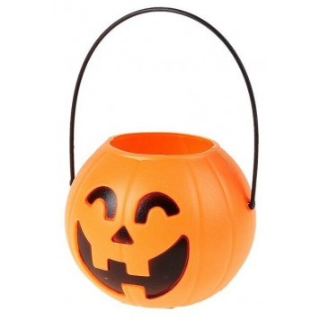 Прикол  конфетница "Тыква" 11*11*9 см 536464