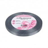 Лента атласная №03 6мм*25±1ярд(23м±1м) серый АУ