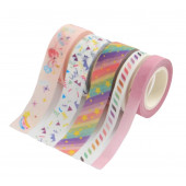 Набор клейких лент 5 шт  "Единорожка"