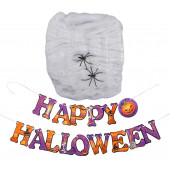 Карнавальный набор "Happy Halloween" паутина, гирлянда