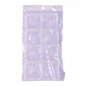 Коврик для айсинга «Квадрат», 8 ячеек, 22,5×11×0,3 см, цвет прозрачный