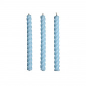 Набор свечей в торт ,голубые , 16 шт., 5*65 мм