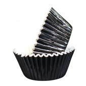 Капсулы бумажные Черные металлик 50*35 мм, 50 шт
