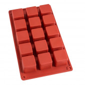Форма силиконовая "Кубики" 26*15 см, 15 ячеек