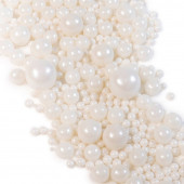 Посыпка микс Шарики белые ассорти, 50гр