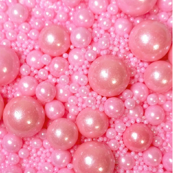 Посыпка микс "Шарики розовые ассорти", 50гр