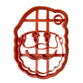 Вырубка для пряника с оттиском "Дед Мороз" мини пластик, 8,5 см