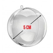Заготовка - подвеска, раздельные части "Шар", диаметр собранного 5 см 2291347