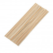 Палочки-дюбели для кондитерских изделий Доляна, 15 см, набор 18-20 шт., бамбук