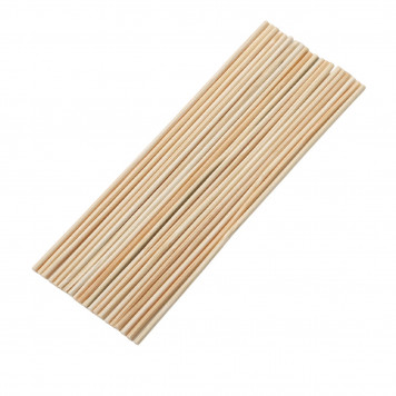 Палочки-дюбели для кондитерских изделий Доляна, 15 см, набор 18-20 шт., бамбук