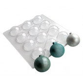 Форма Новогодние шары 3см, 12 ячеек