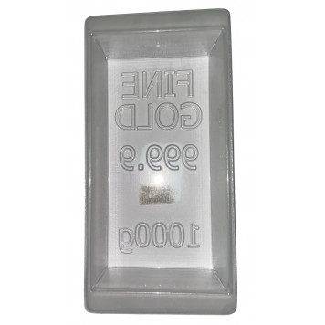 Форма Слиток золота 12*23см