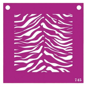 Трафарет №745-Полоски тигра