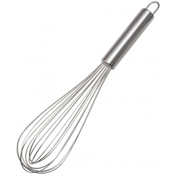 Венчик для взбивания KONFINETTA «Сильвер», струна 1.3 мм, 35×7×7 см, серебристый