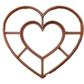 Вырубка Сердце двойное для коржей 26см