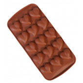 Форма Сердца любви силикон 15 ячеек