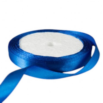 Лента атласная Синяя (40) 10 мм, 10 метров
