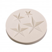 Силиконовый молд JSF1434 "Четыре звезды" 8 см
