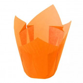 Форма-тюльпан для выпечки Оранжевая 80*50, 20шт