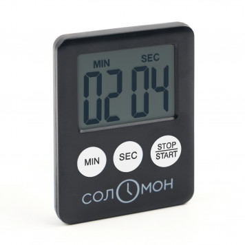 Таймер кухонный "Соломон" на магните, с настольной подставкой, электронный, 5.3 х 7 см 5219669