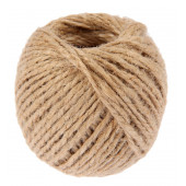 Шпагат джутовый, скрученный, цвет -натуральный, 30м.   2259304