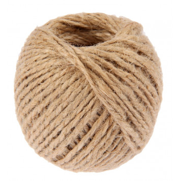 Шпагат джутовый, скрученный, цвет -натуральный, 30м.   2259304