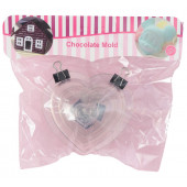 Набор молдов кондитерских 3 шт "Сердца" 11,2х10,5х9,5/9х7,7х6,5/7х5,5х4,5 см