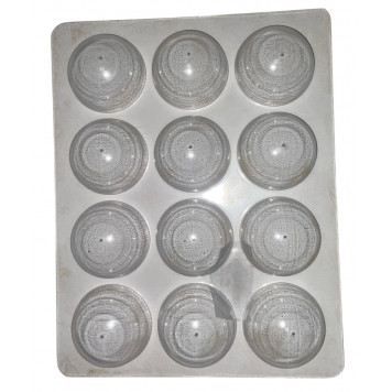 Форма для шоколада Полусфера 37мм, 12 ячеек