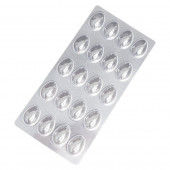 Форма для шоколада Яйцо 23*35мм, 20 ячеек