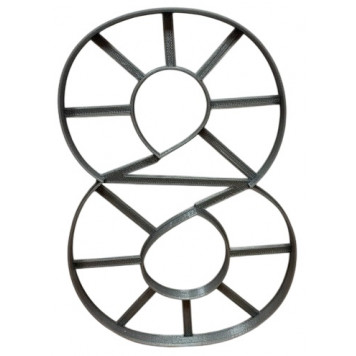 Вырубка для коржей Цифра 8, 26см